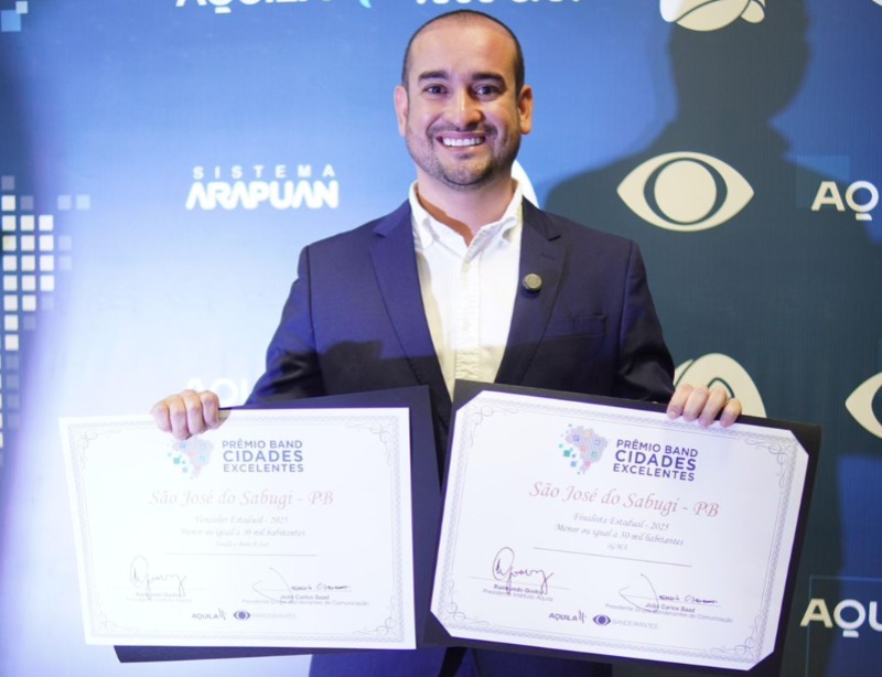 So Jos do Sabugi vence Prmio Cidades Excelentes e conquista 1 lugar na Paraba na categoria sade e bem-estar